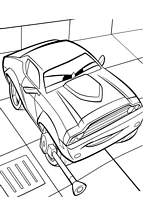 coloriage rod redline cars 2